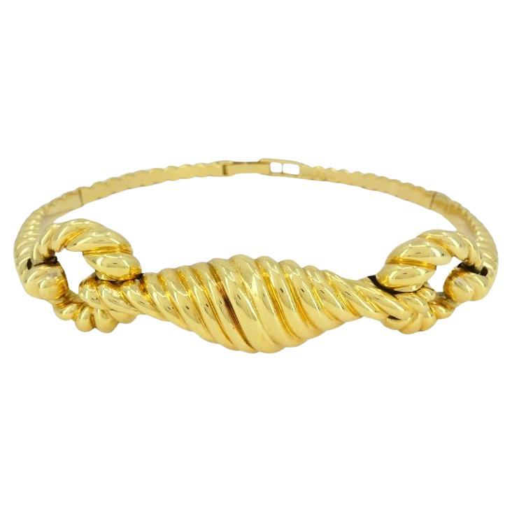 Vintage Cartier Aldo Cipullo 18k Gold Choker Necklace
