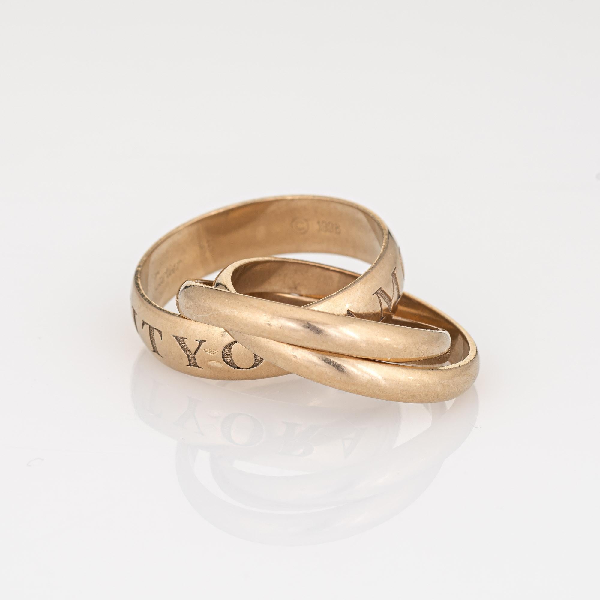 cartier trinity ring on hand