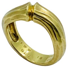 Vintage Cartier Bamboo Ring 18k Gold