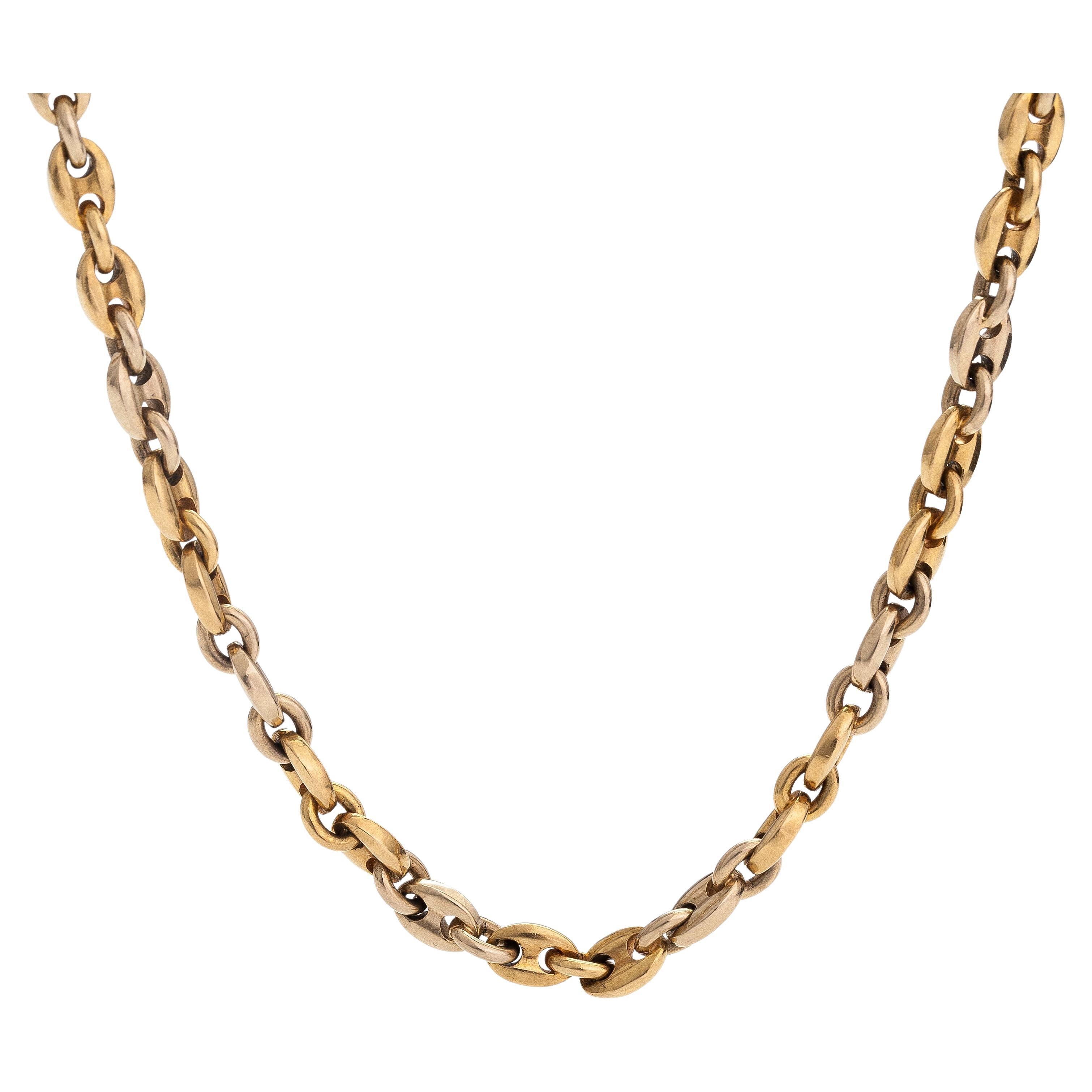 Elegant Vintage 18 Karat Yellow Gold Chain/Necklace by Cartier at 