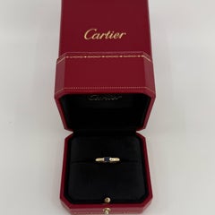 Vintage Cartier Blue Sapphire Oval Ellipse 18k Yellow Gold Solitaire Ring 7 54