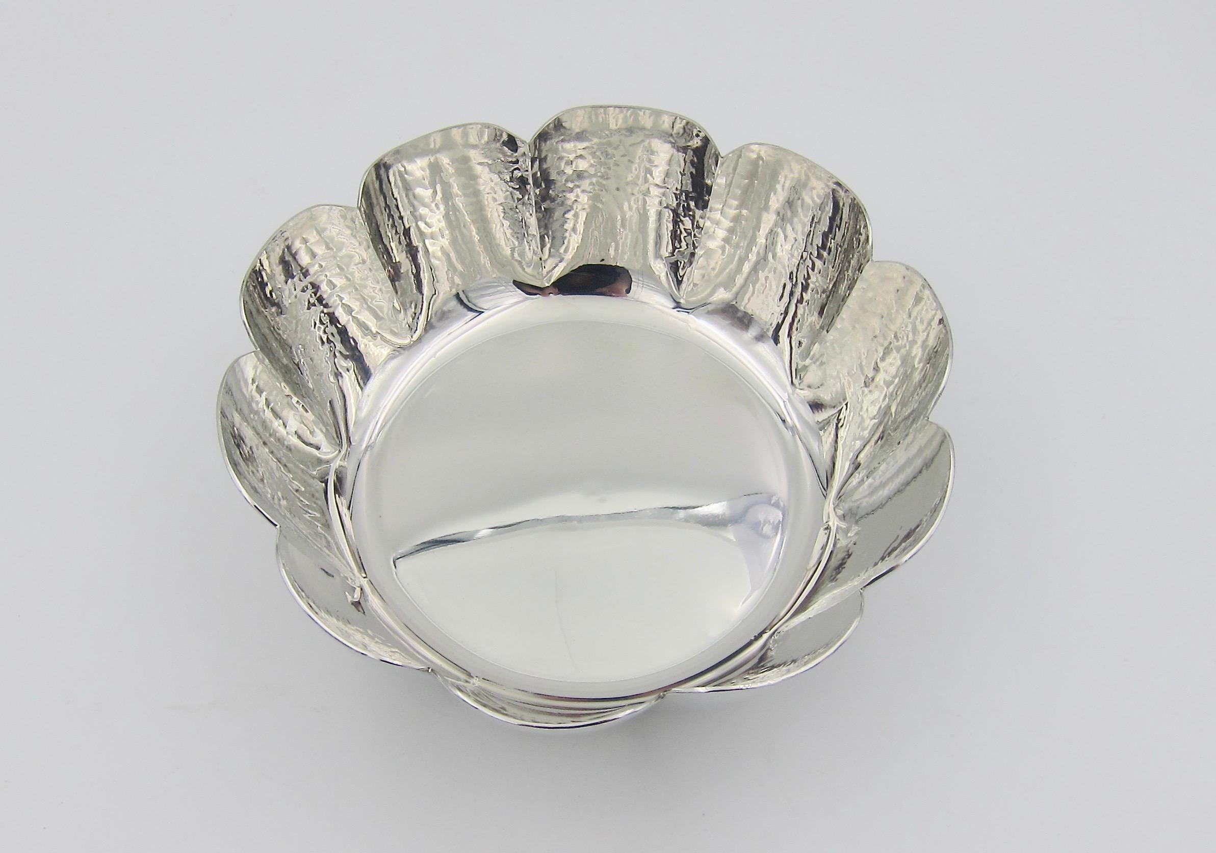 20th Century Vintage Cartier Bowl Handcrafted in Polished Pewter