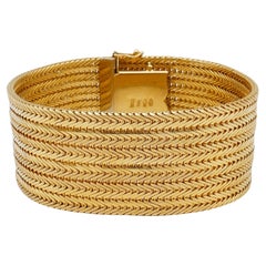 Vintage Cartier Braided Gold Bracelet