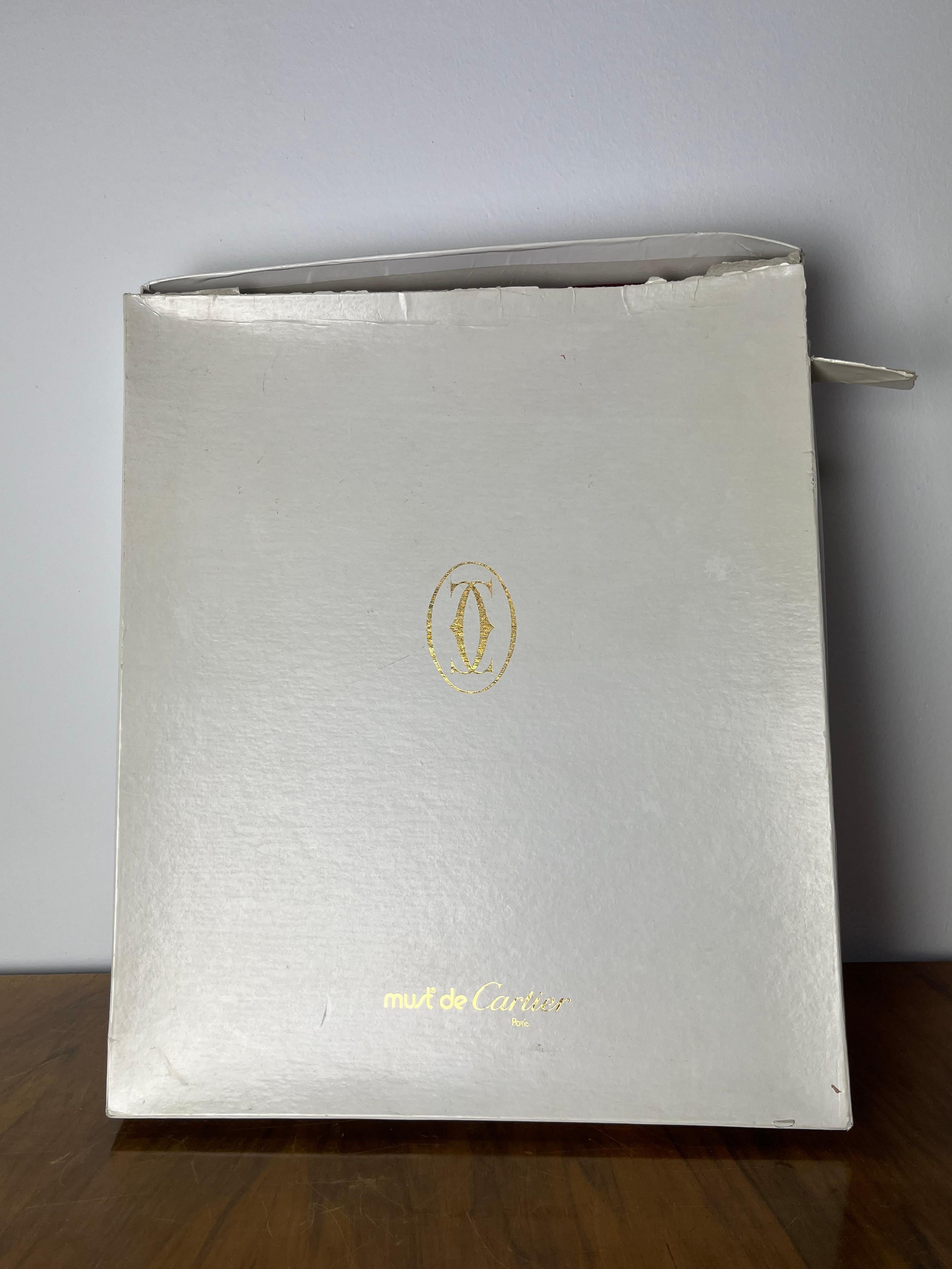 Vintage Cartier Burgundy Leather Document Holder, 1990s 9