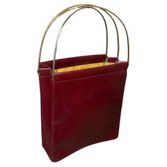Vintage Cartier Burgundy Trinity Tote Bag