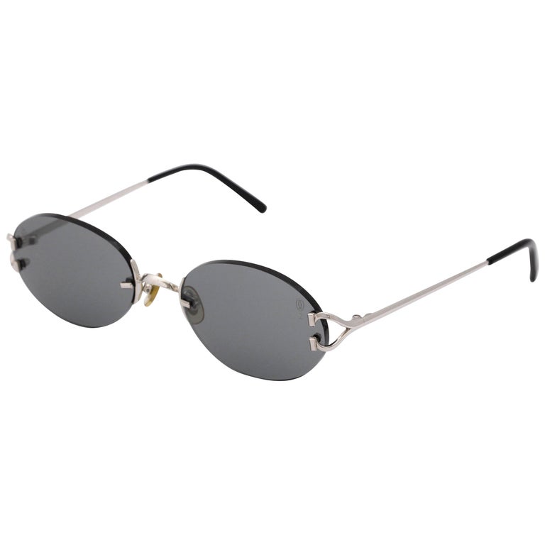Vintage Cartier C Decor Sunglasses For Sale At 1stdibs