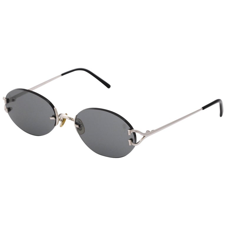 Vintage Cartier C Decor Sunglasses For Sale at 1stdibs