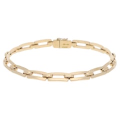 Vintage Cartier Chain Link Bracelet in Yellow Gold