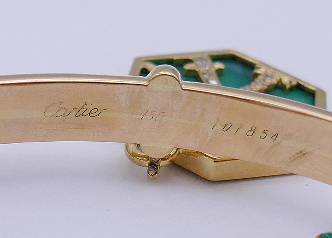 Vintage Cartier Charm Bracelet 18k Gold French Estate Jewelry In Good Condition In Beverly Hills, CA
