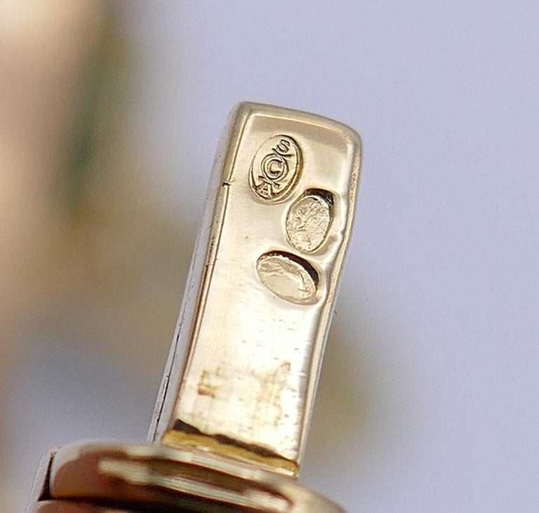 French Jewelry Hallmarks Vintage Cartier Charm Bracelet 18k Gold