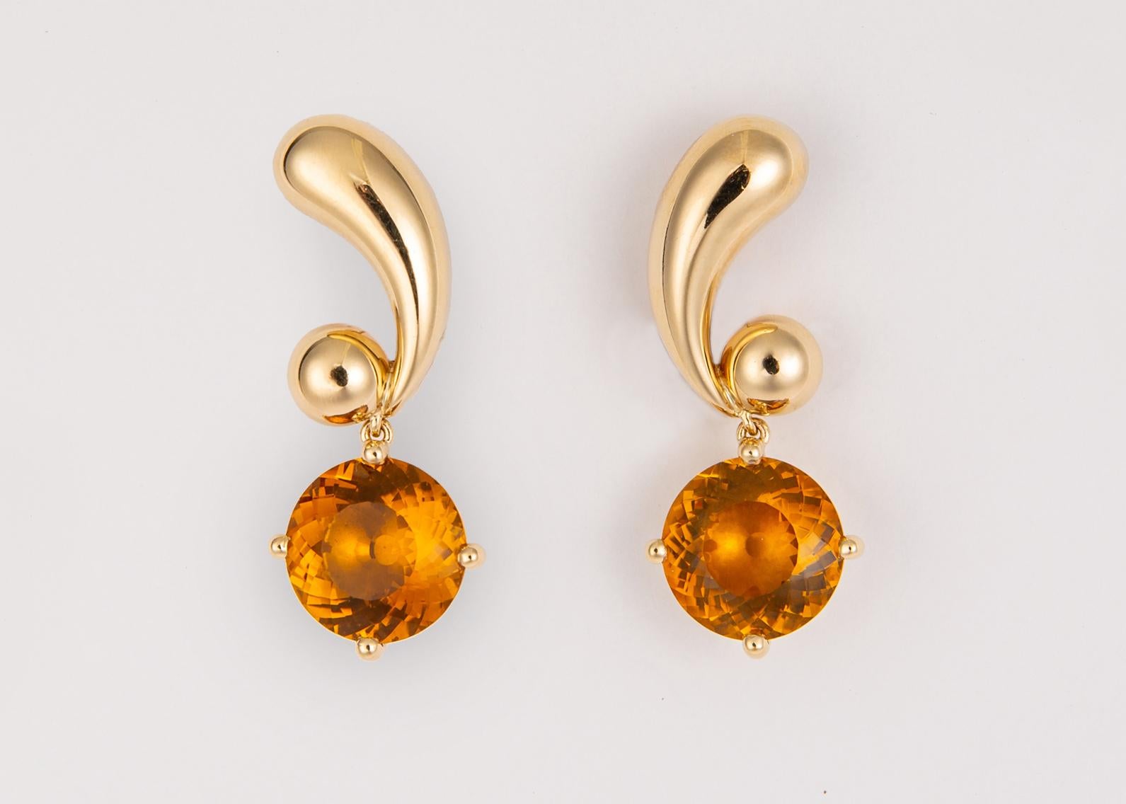 kate middleton citrine earrings