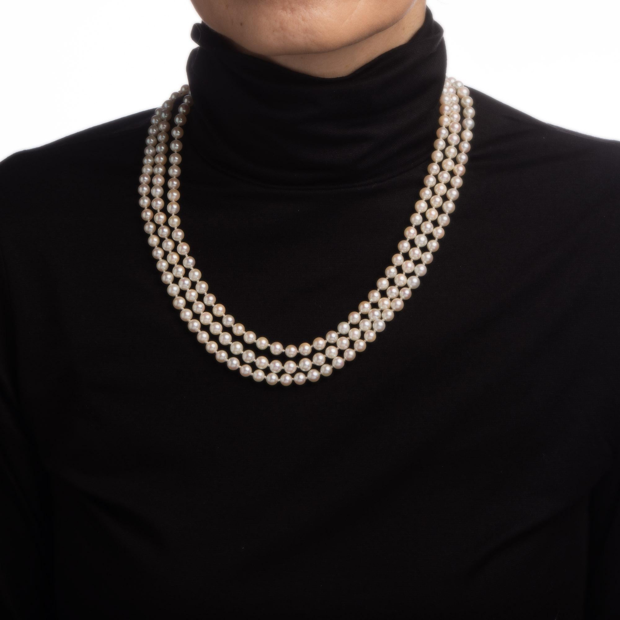 cartier pearl necklace