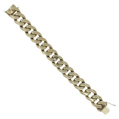 Vintage Cartier Curblink 14k Gold Bracelet