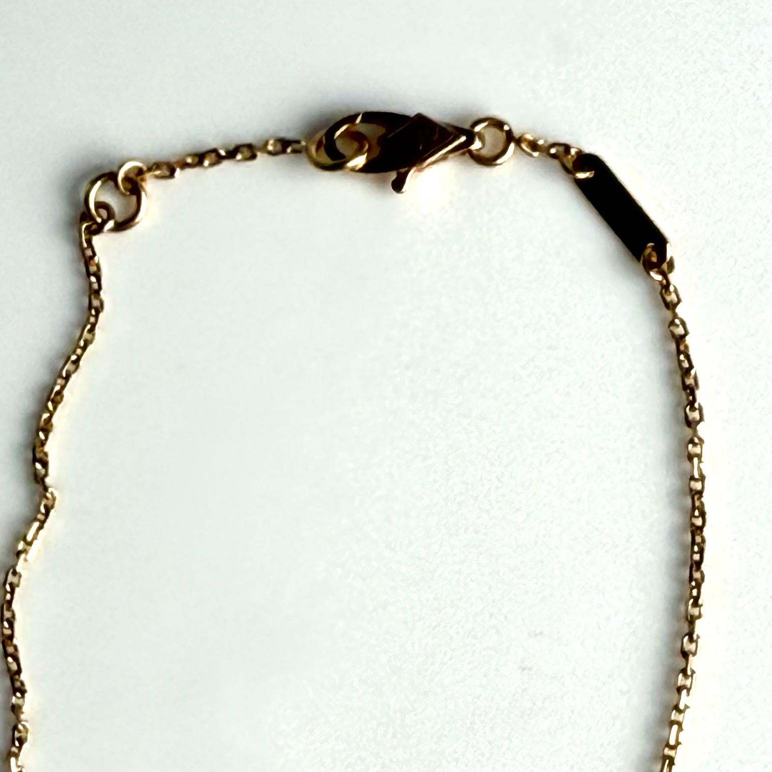 Vintage Cartier d’Amour 18K Rose Gold Diamond Bracelet For Sale 6