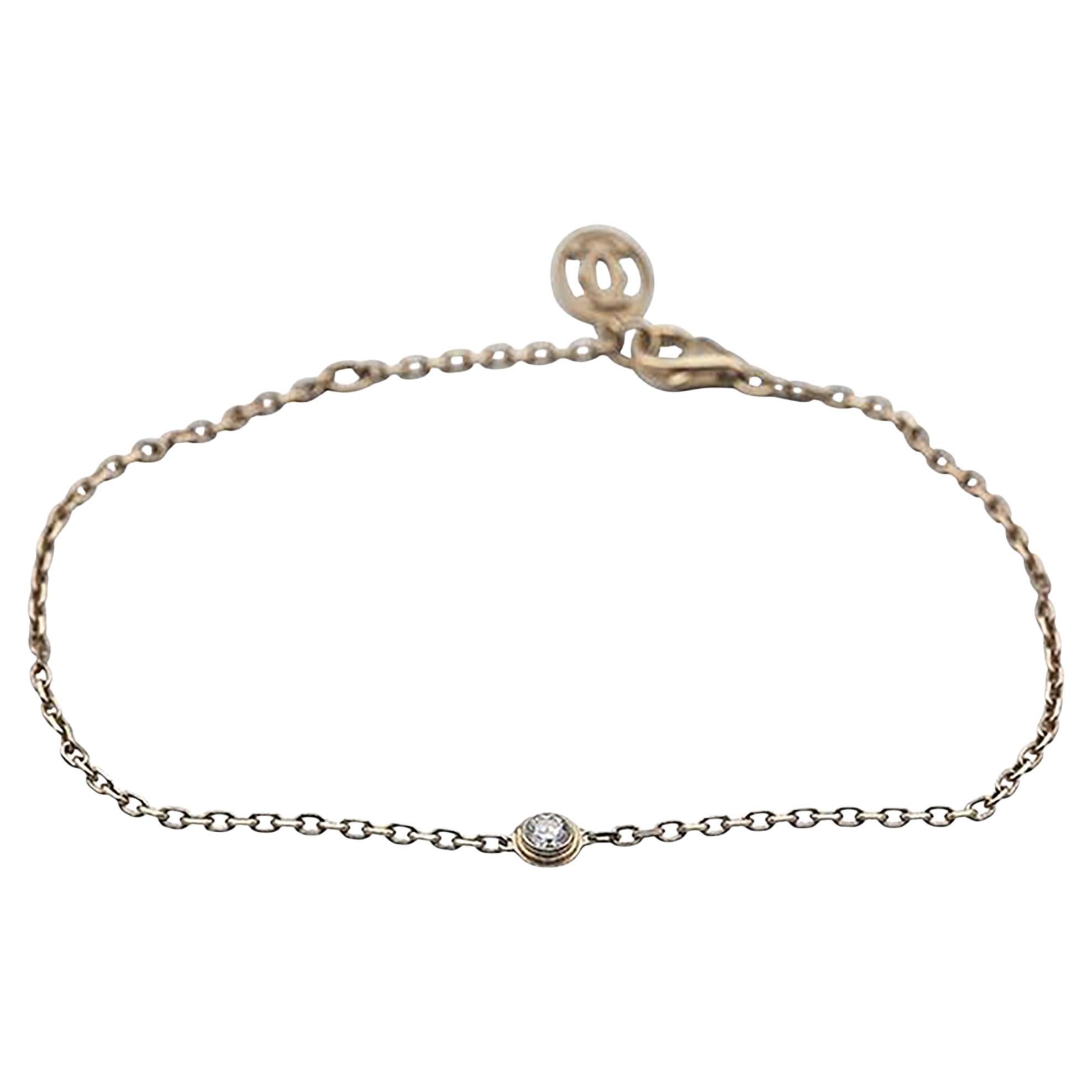 Vintage Cartier d'Amour 18K Rose Gold Diamond Bracelet