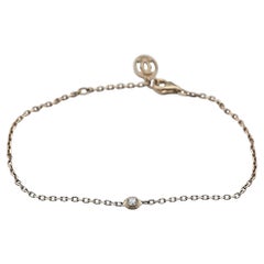 Bracciale Cartier d'Amour d'epoca in oro rosa 18 carati con diamanti