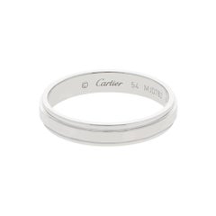 Vintage Cartier d'Amour Band Ring in Platinum, Size 54