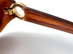 Vintage Cartier Dark Tortoise 8k Plated Accents 50 [] 11 1990 Sunglasses France