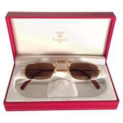Vintage Cartier Demilune Vendome Medium Reading France Sunglasses