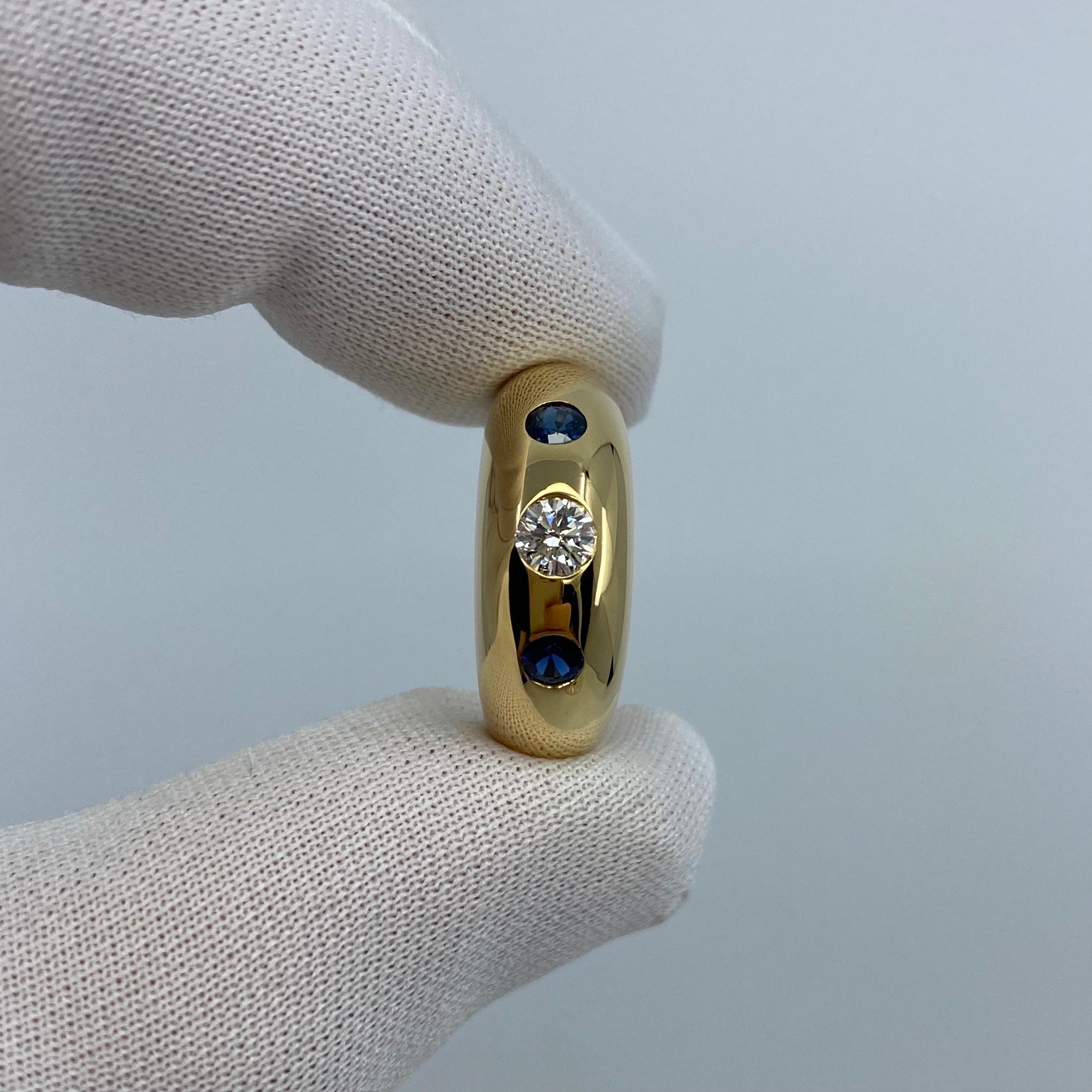 cartier 3 stone ring