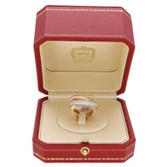 Vintage Cartier Diamond Trinity Ring Set in 18k Tri-Gold, with Box