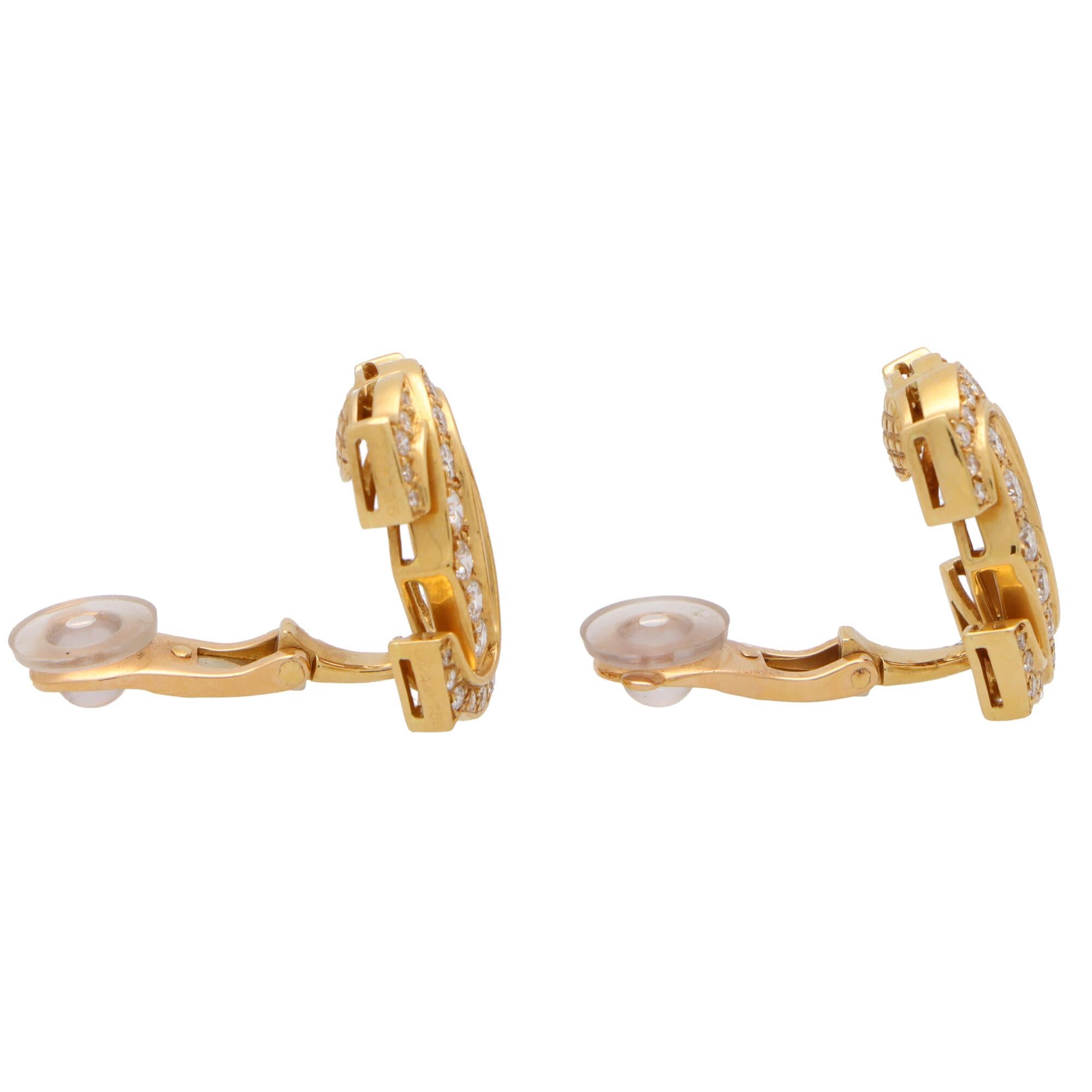 gold double c earrings