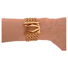 Cartier Bracelet pénélope vintage double C en or
