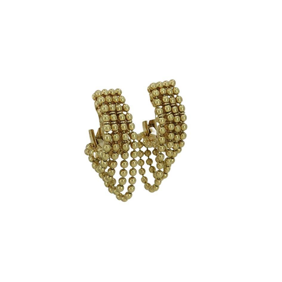 Vintage Cartier Draperie-Ohrringe aus 18 Karat Gold Damen