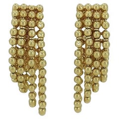 Vintage Cartier Draperie 18k Gold Earrings