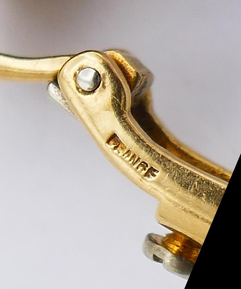 Vintage Cartier Ohrringe 18k Gold Clip-On Estate Jewelry im Angebot 6