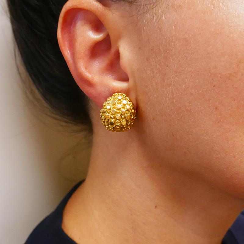 cartier gold earrings vintage