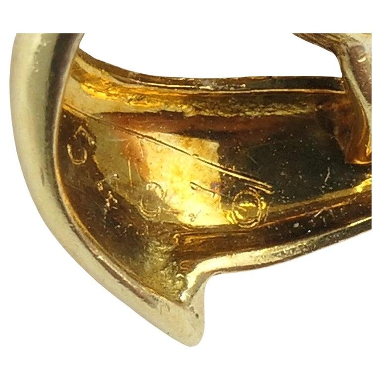 Vintage Cartier Earrings Diamond 18k Gold Estate Jewelry 1