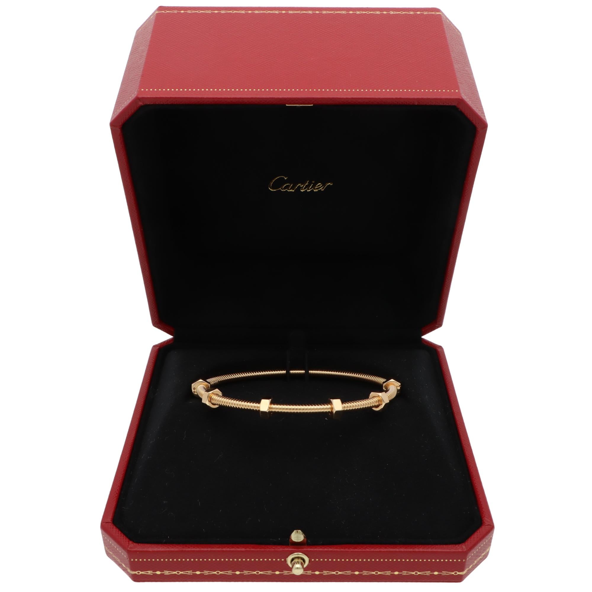 Vintage Cartier Ecrou de Cartier Bracelet in Yellow Gold 1