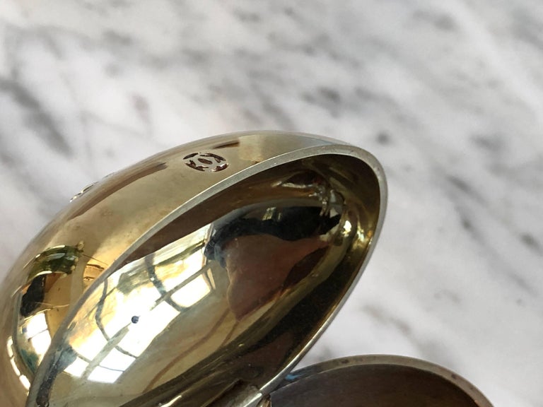 Cartier Egg with Surprise Rabbit, 18 Karat Silver, Bronze Edition of ...