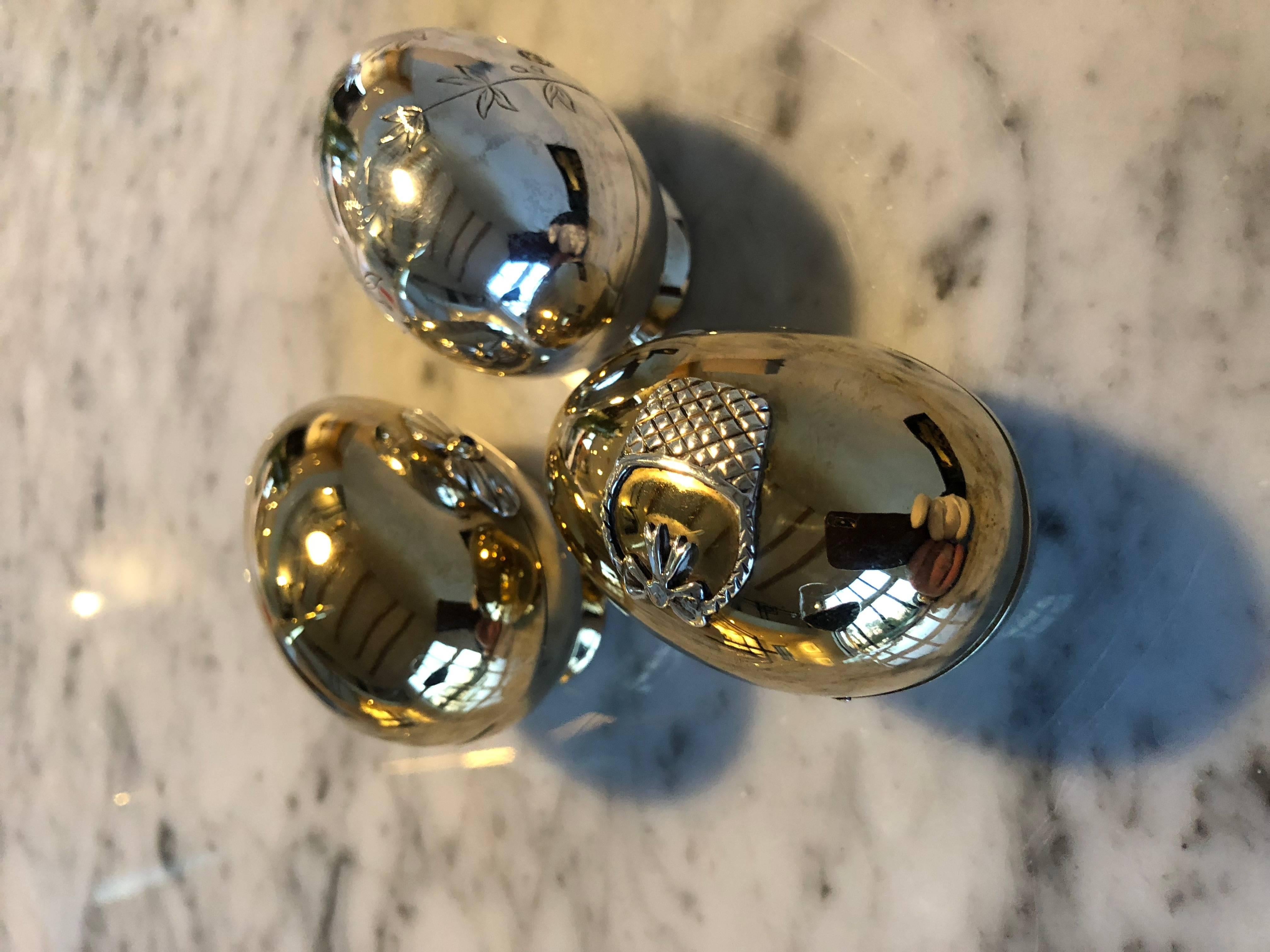 Cartier Egg with Surprise Rabbit, 18 Karat Silver, Bronze Edition of ...