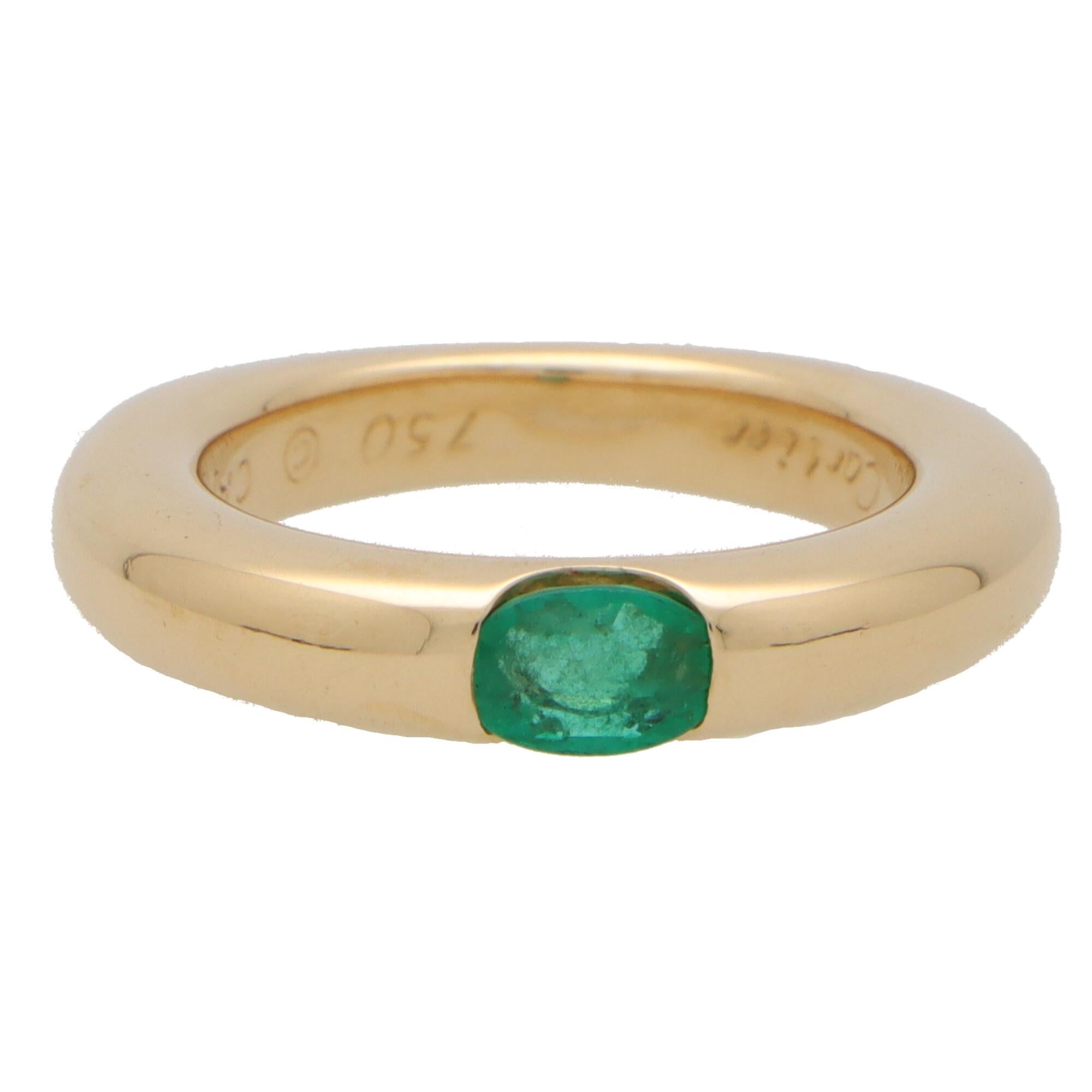 vintage cartier emerald ring