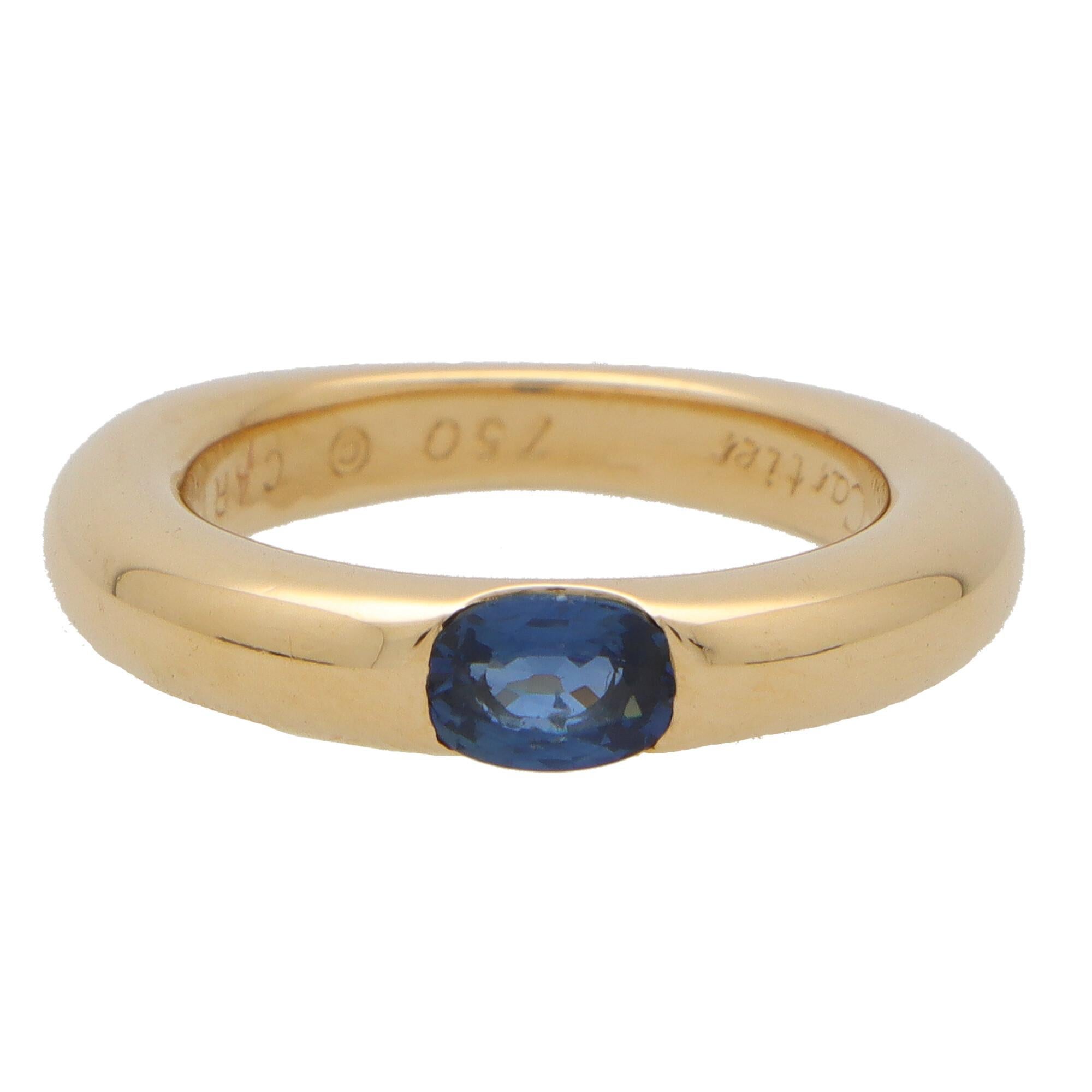 vintage cartier sapphire ring