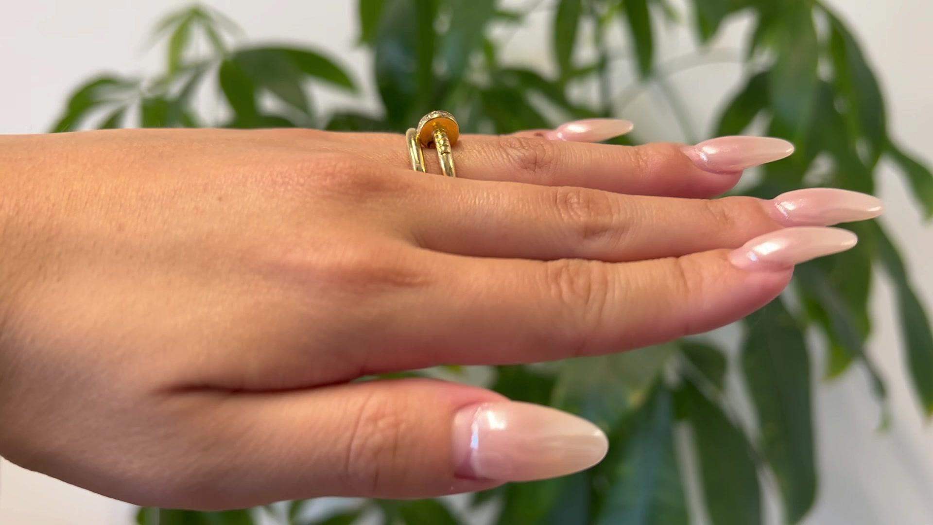 Französischer Juste Un Clou-Diamantring aus 18 Karat Gelbgold von Cartier im Zustand „Hervorragend“ in Beverly Hills, CA