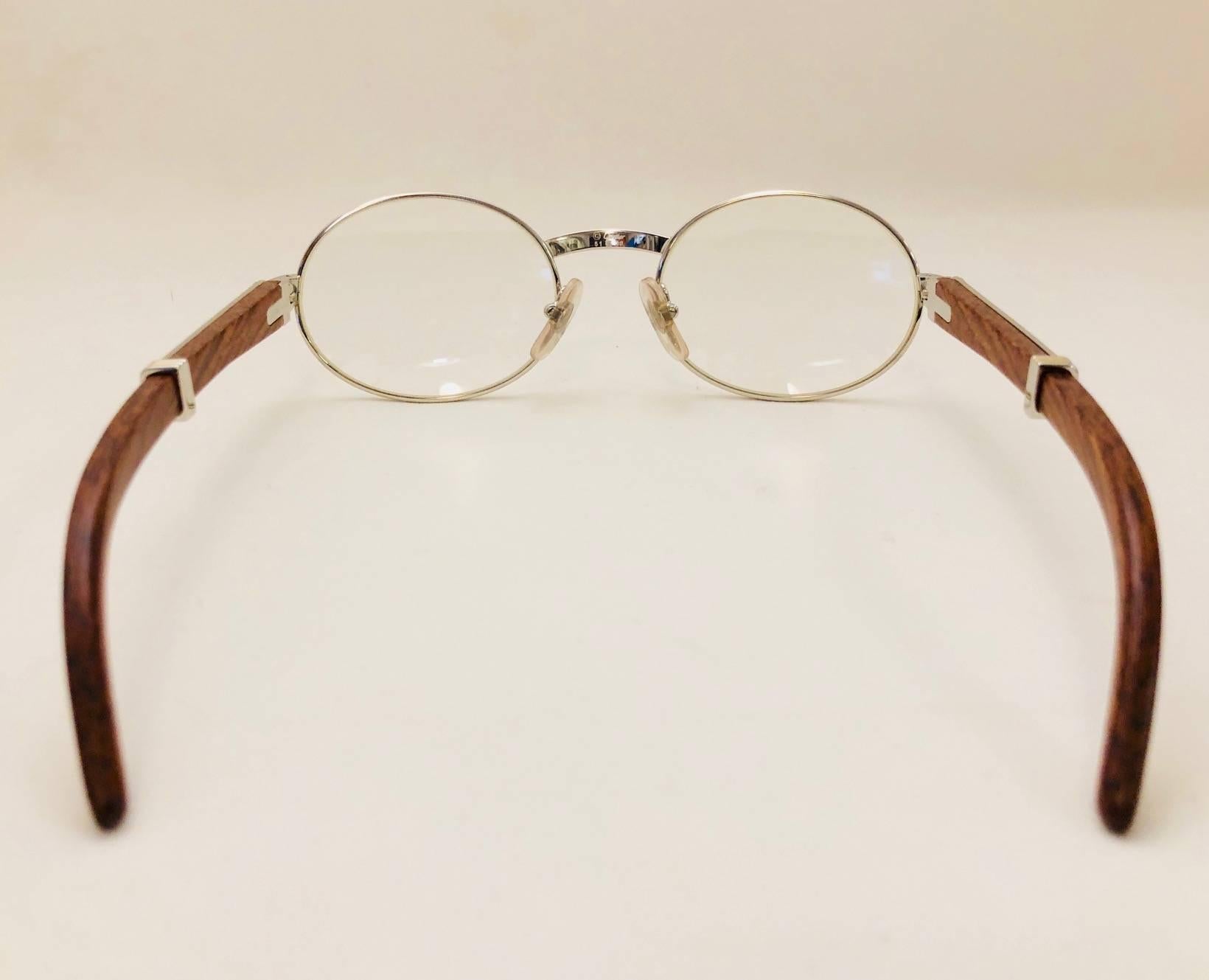 cartier rosewood glasses