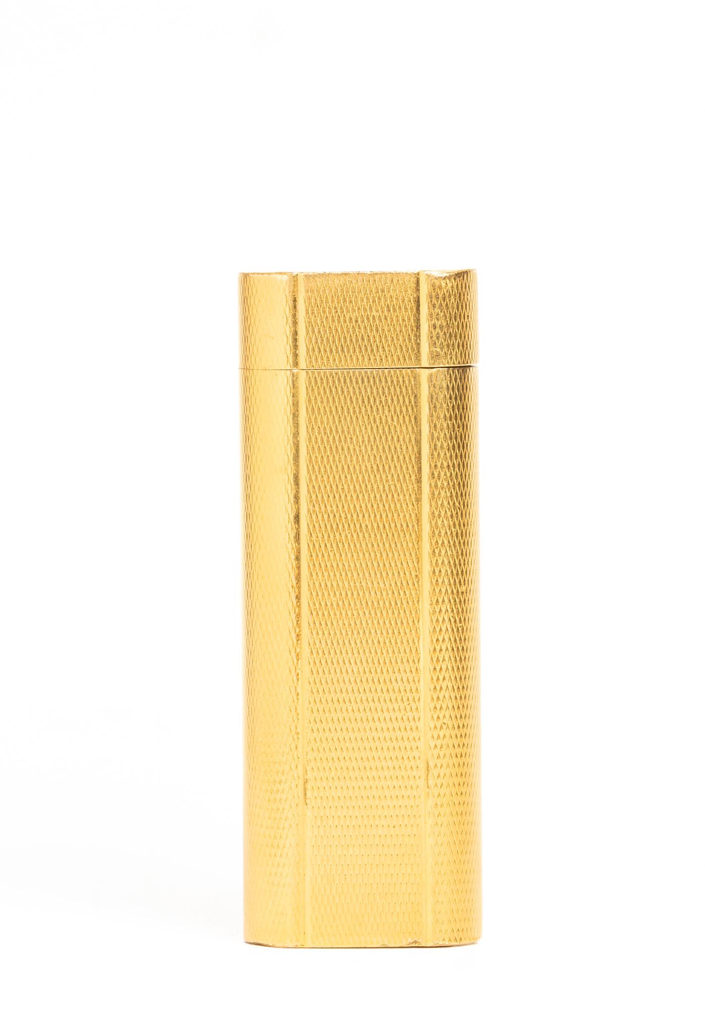 feuerzeug cartier gold