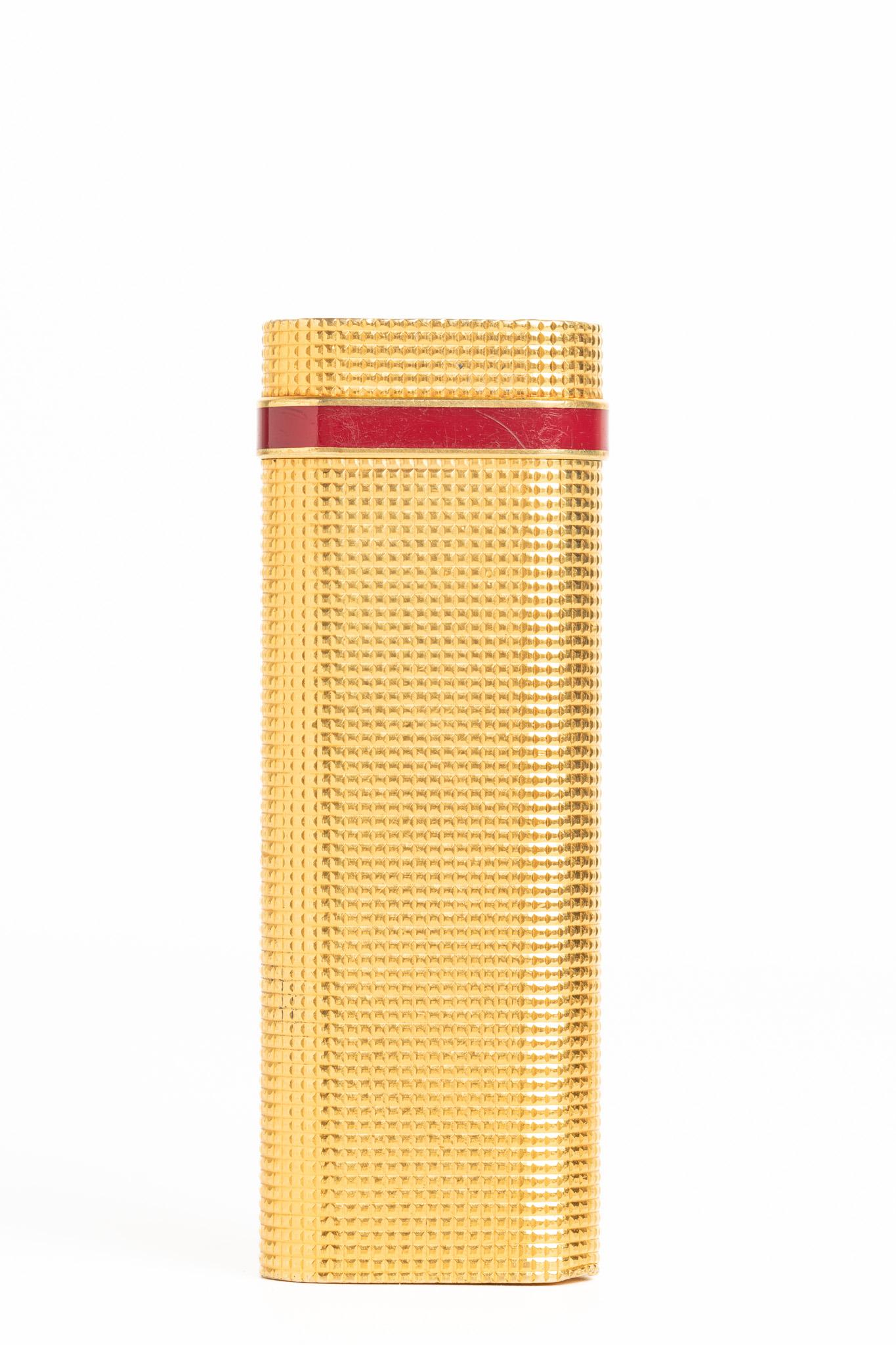 Vintage Cartier Gold Plated Lighter 1