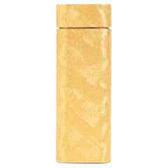 Retro Cartier Gold Plated Lighter Frosted Design