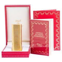 Vintage Cartier Gordon Feuerzeug mit einer Original-Box und Papiere
