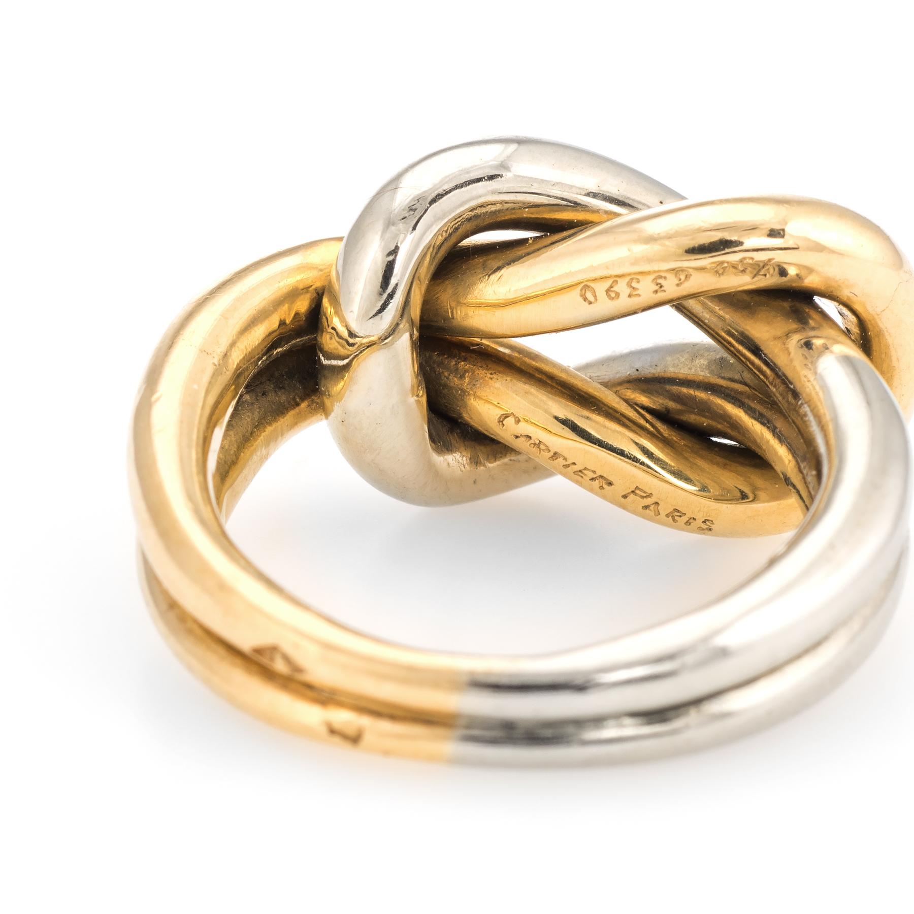 cartier gold knot ring