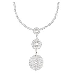 Vintage Cartier Himalia Diamond Necklace High Jewellery Collection in White Gold
