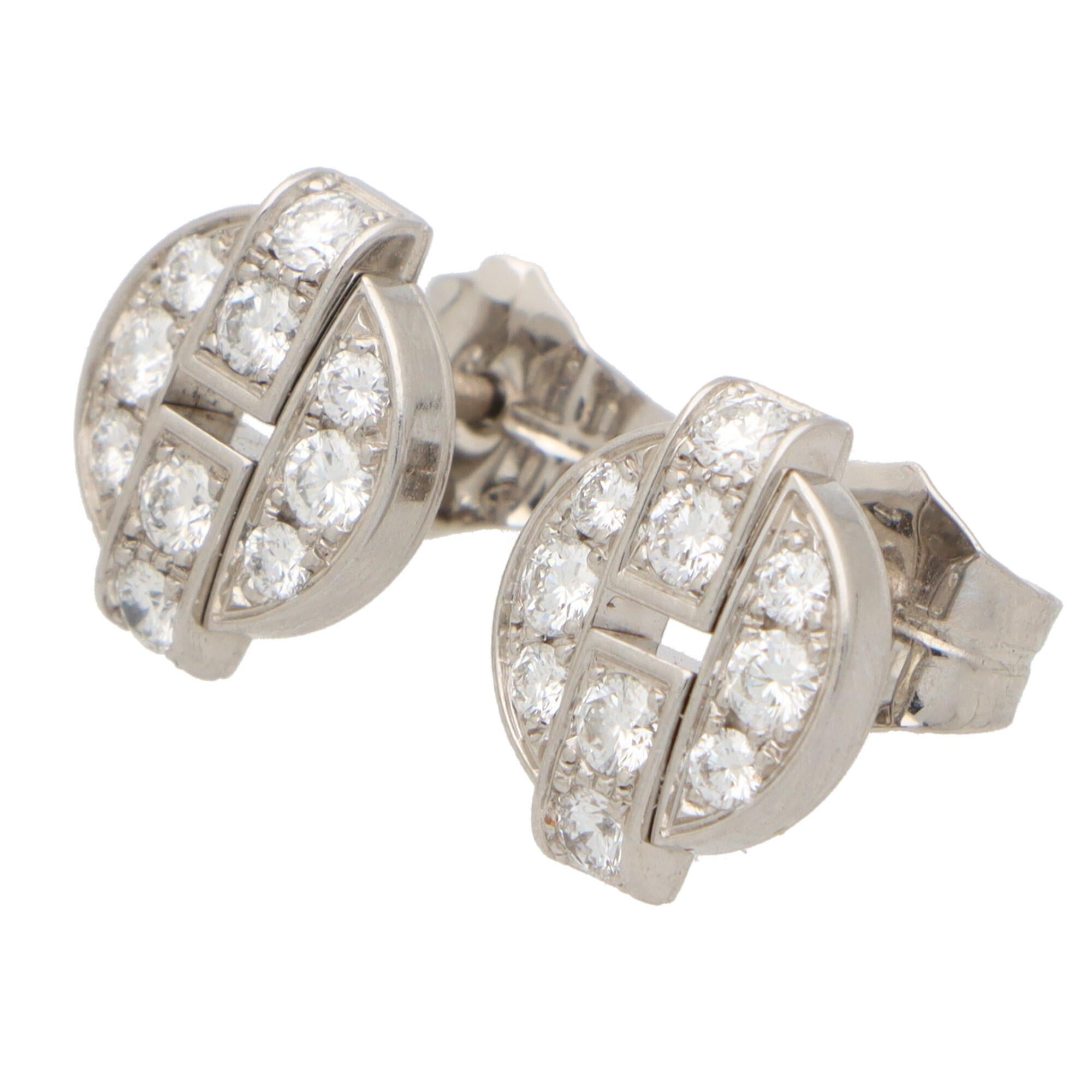 cartier stud earrings