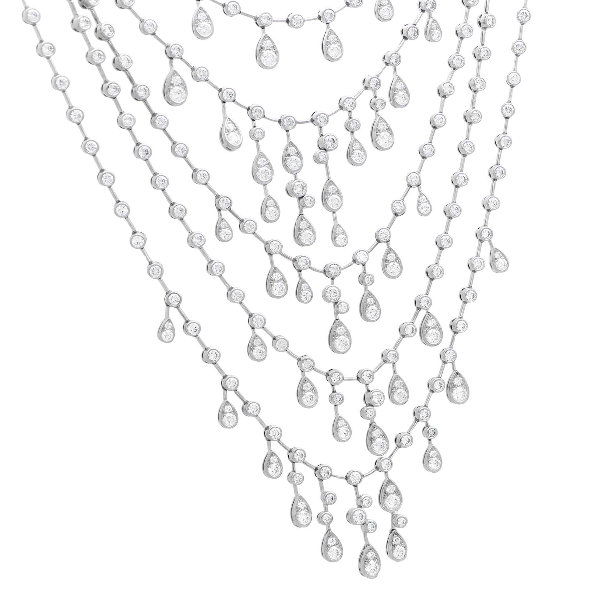 vintage cartier diamond necklace