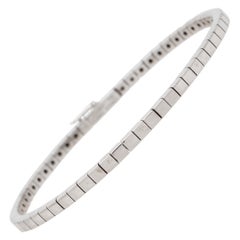 Vintage Cartier Lanières Link Bracelet in 18k White Gold