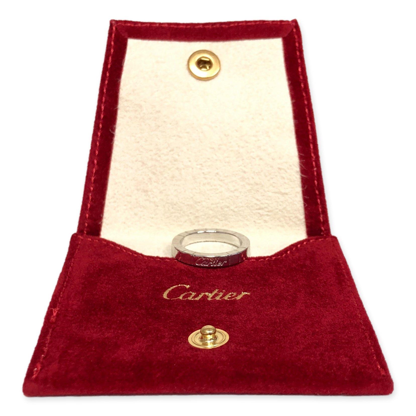 Cartier Lanieres Bague vintage en or blanc 18 carats caractristique en vente 2