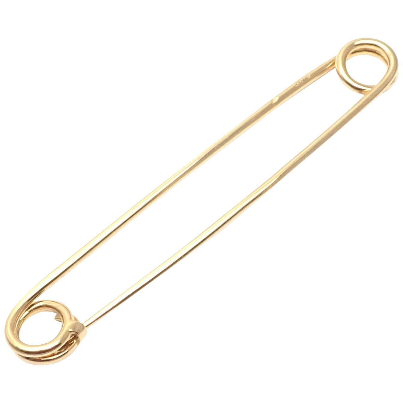 cartier safety pin necklace